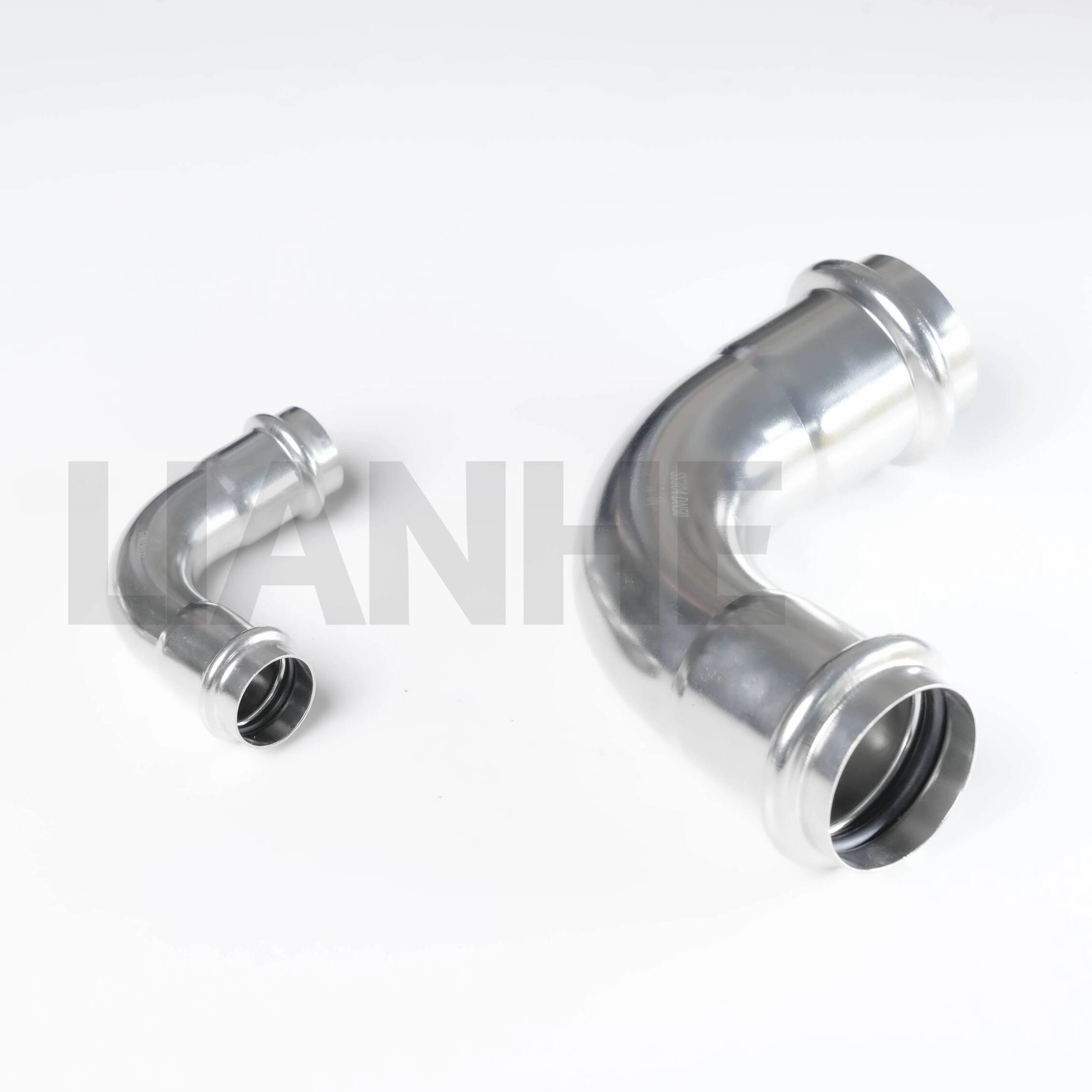 Edelstahlpresse 90DEG-Winkel S-Typ