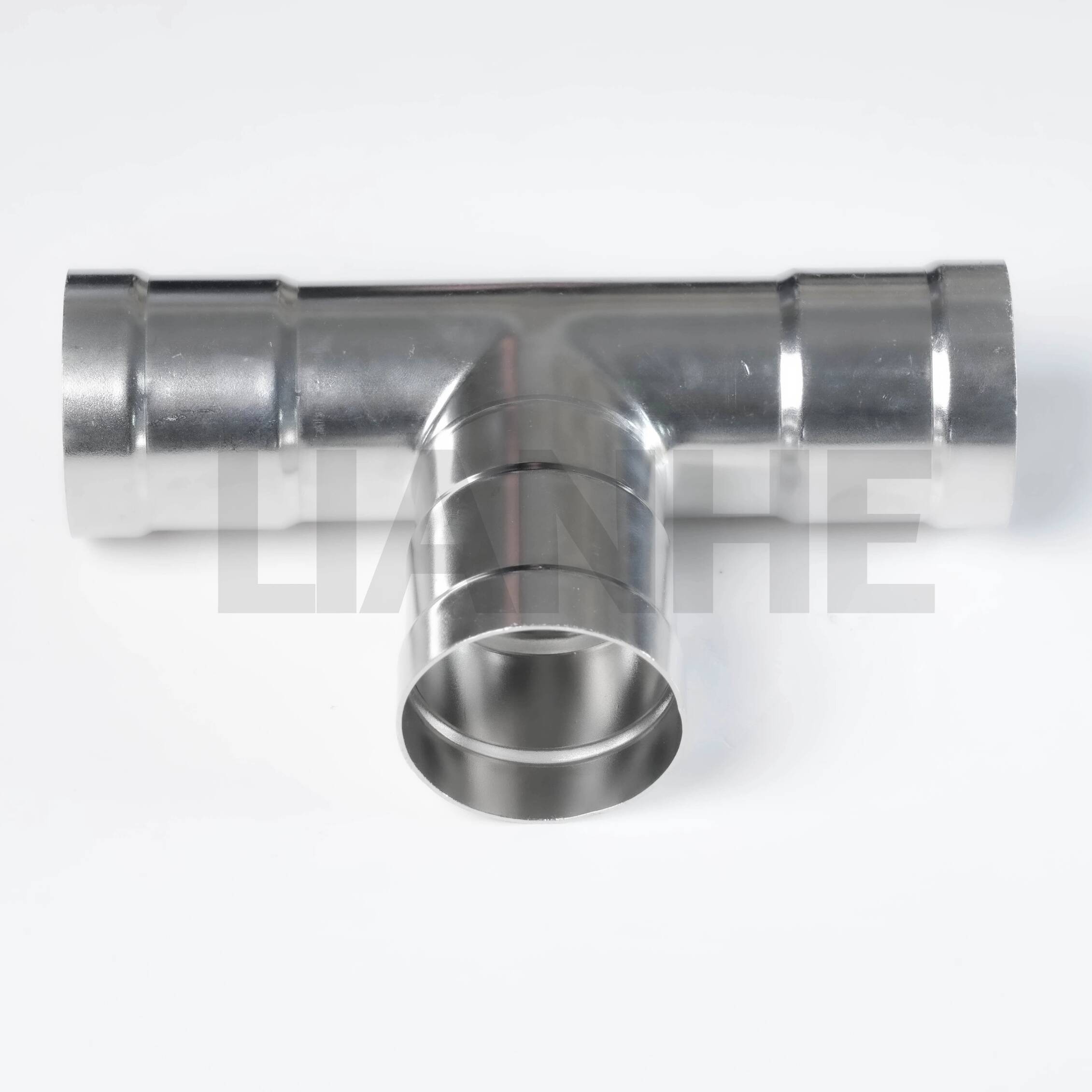 Ring-Crimp-T-Stück aus Edelstahl