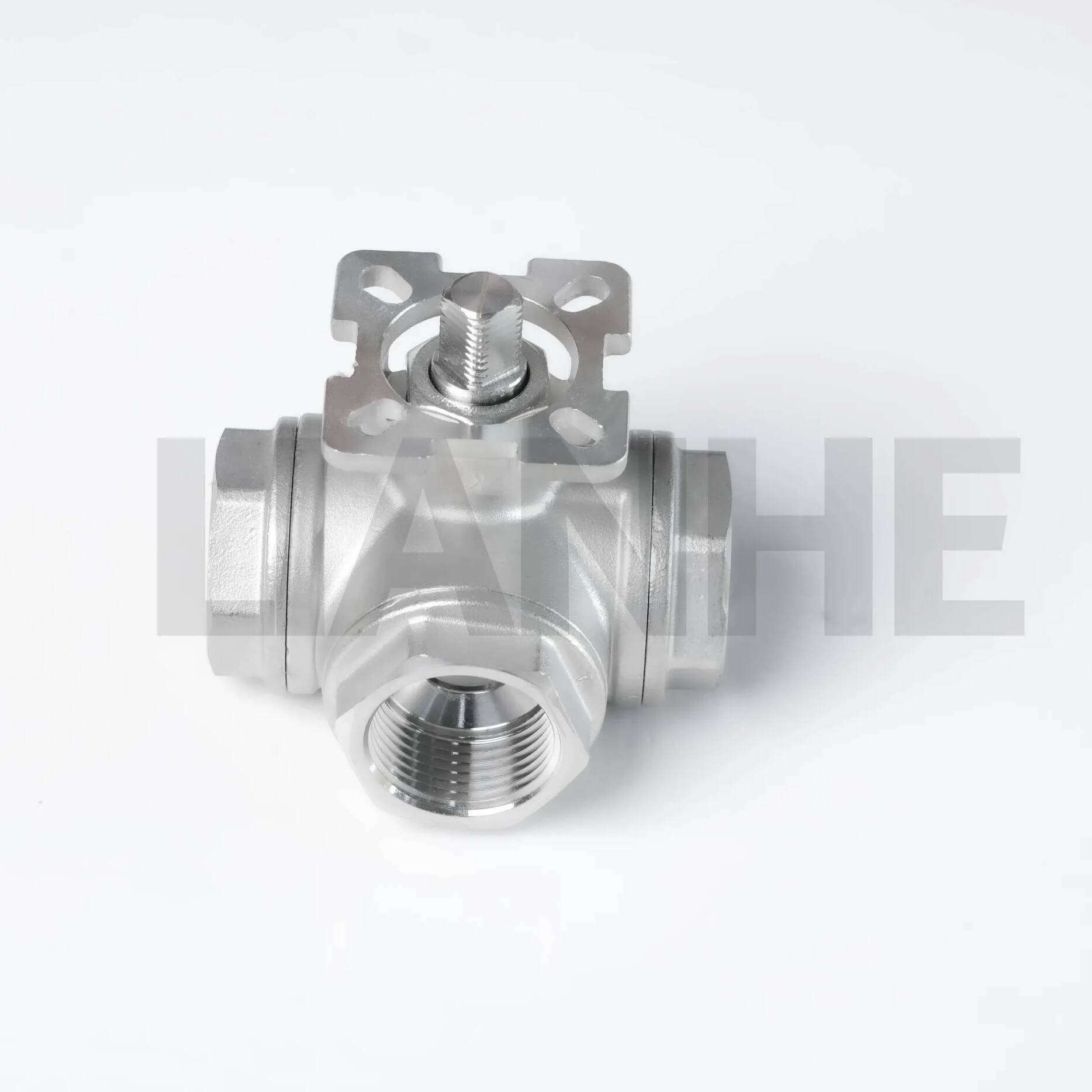 T-Kugelhahn mit Plattform T-Kugelhahn mit Plattform