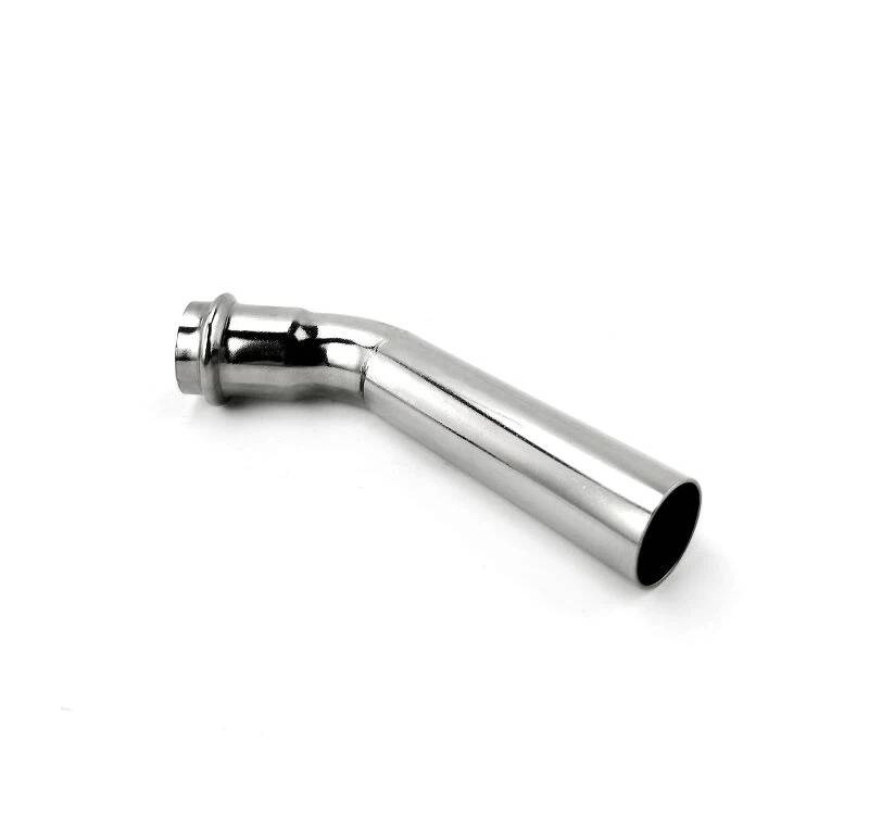 Edelstahlpresse 45DEG-Bogen Typ B